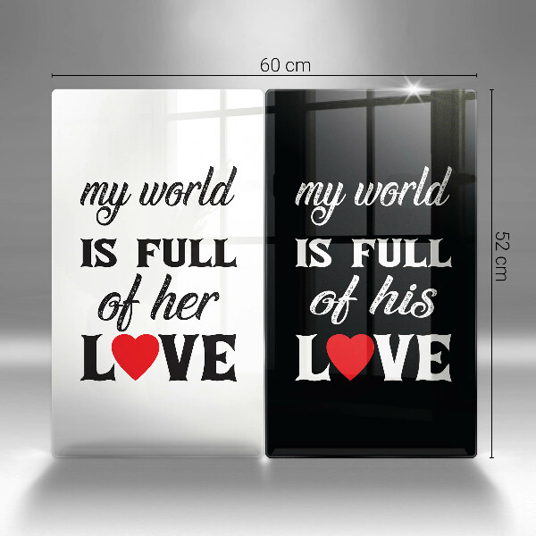 Herdabdeckung Inschrift Satz