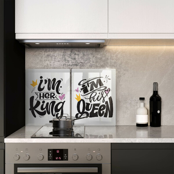 Herdabdeckung Inschrift Satz