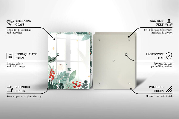 Herdabdeckung Aquarellblätter