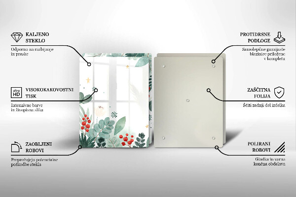 Herdabdeckung Aquarellblätter