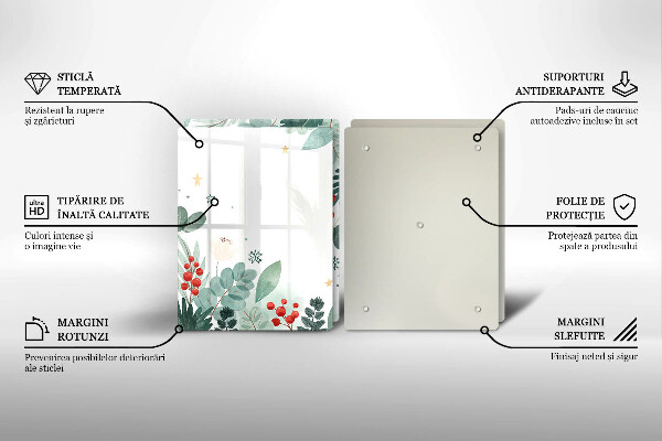 Herdabdeckung Aquarellblätter