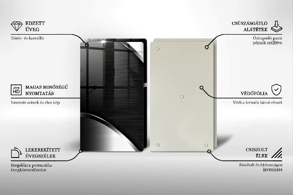 Herdabdeckung Metallabstraktion