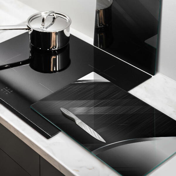 Herdabdeckung Metallabstraktion