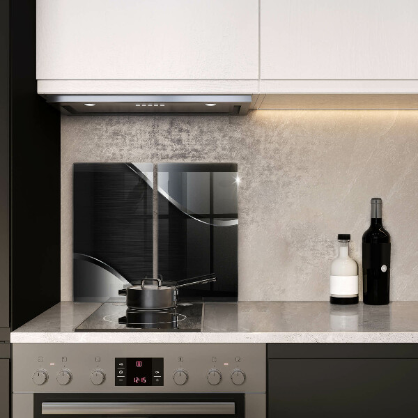 Herdabdeckung Metallabstraktion