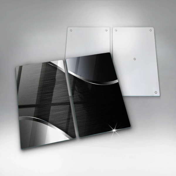 Herdabdeckung Metallabstraktion