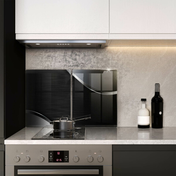 Herdabdeckung Metallabstraktion