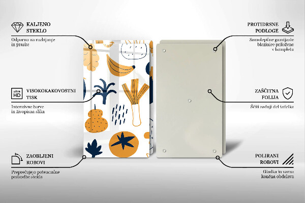 Herdabdeckung Lebensmittelillustration