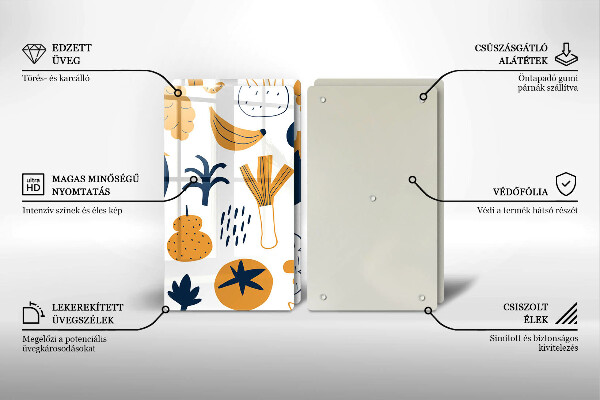 Herdabdeckung Lebensmittelillustration