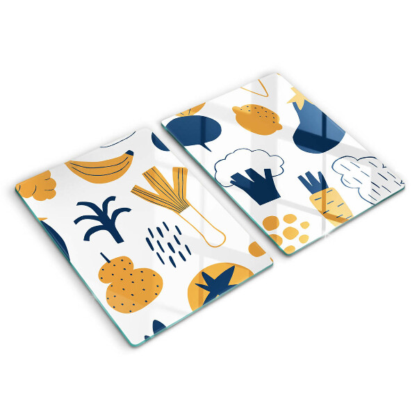 Herdabdeckung Lebensmittelillustration