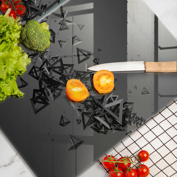 Herdabdeckung Abstrakte 3D-Formen