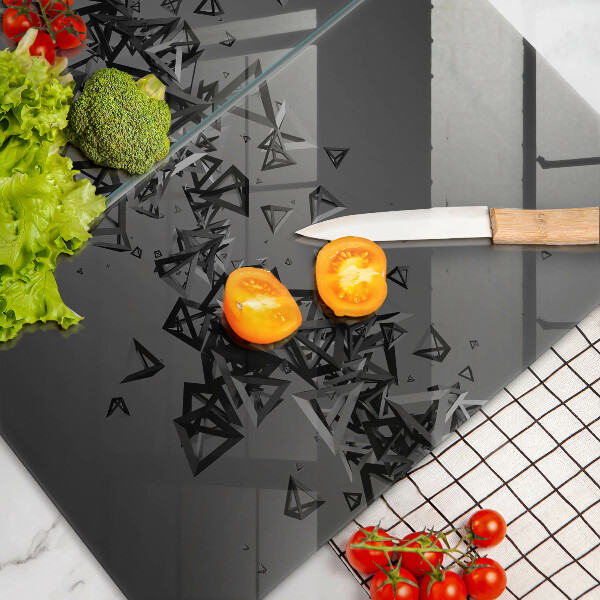 Herdabdeckung Abstrakte 3D-Formen