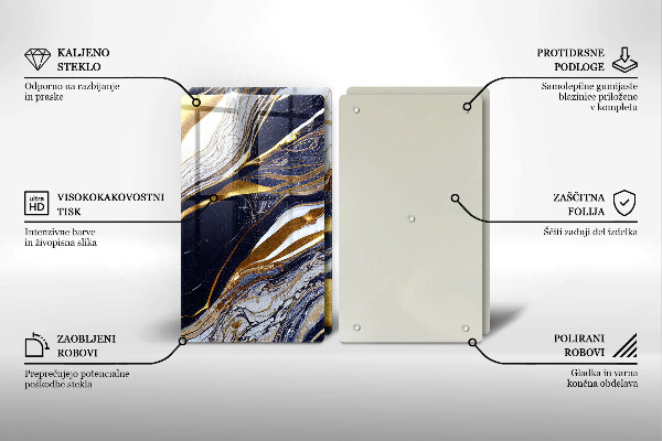 Herdabdeckung Bunte Abstraktion