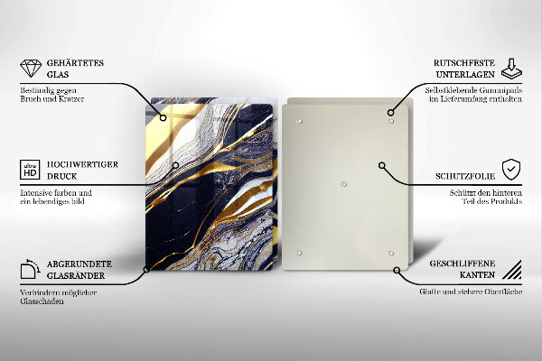 Herdabdeckung Bunte Abstraktion