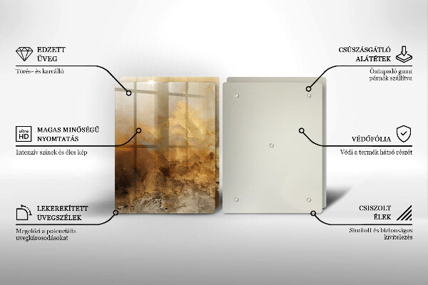 Herdabdeckplatte glas Reichhaltige Textur