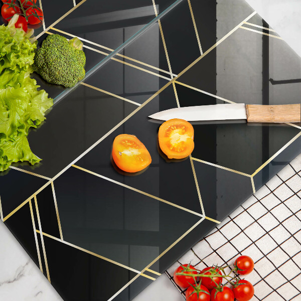 Herdabdeckplatte glas Abstrakte Dreiecke