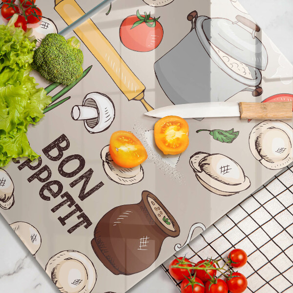 Herdabdeckplatte glas Küchenillustration