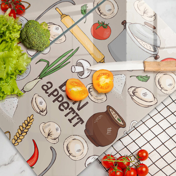 Herdabdeckplatte glas Küchenillustration