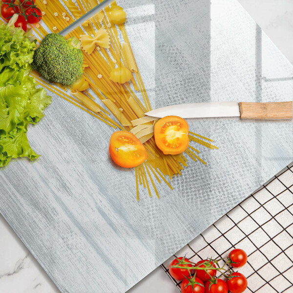 Herdabdeckplatte glas Pasta
