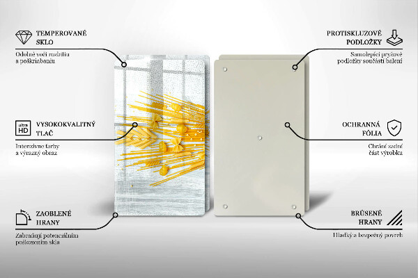 Herdabdeckplatte glas Pasta
