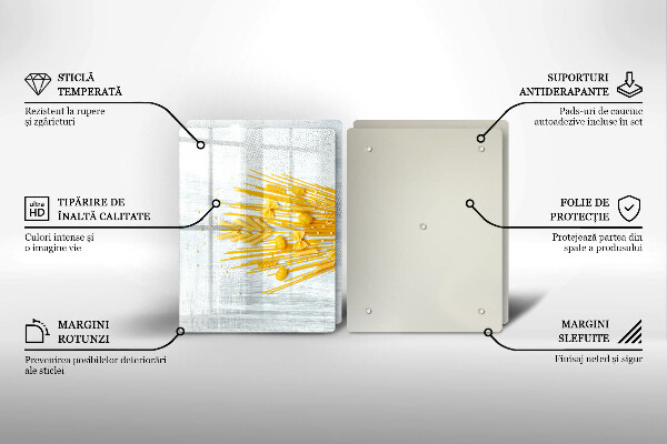 Herdabdeckplatte glas Pasta