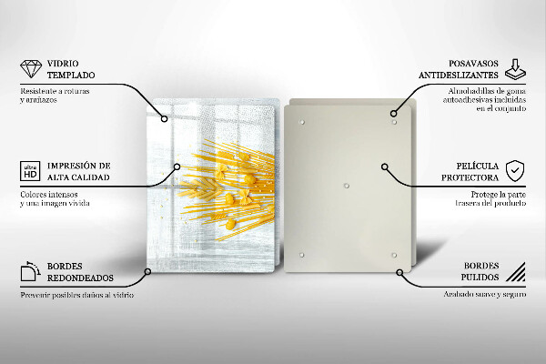 Herdabdeckplatte glas Pasta
