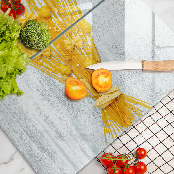Herdabdeckplatte glas Pasta