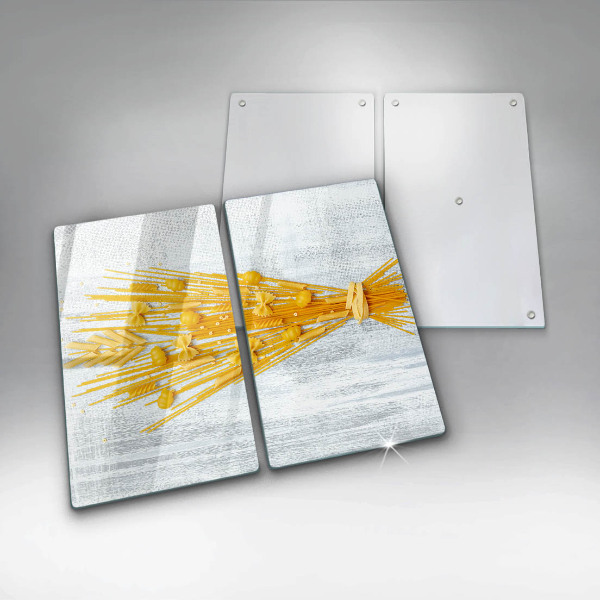 Herdabdeckplatte glas Pasta