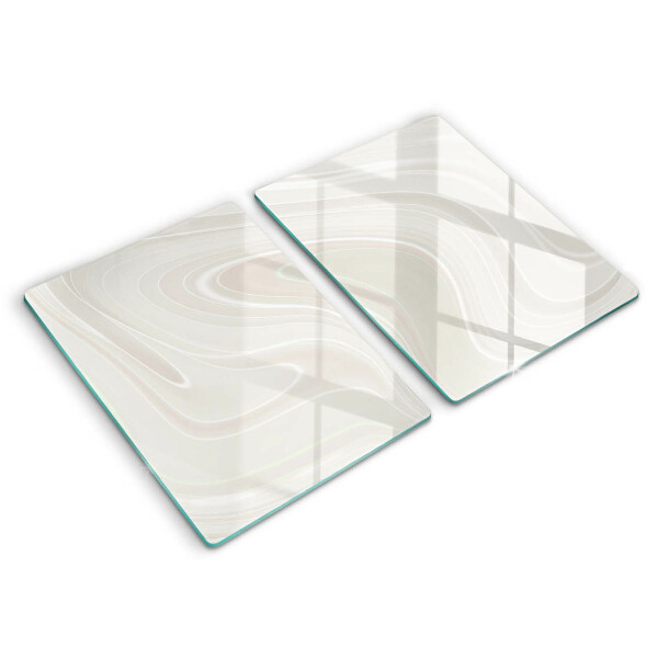 Herdabdeckplatte glas Cremige Textur