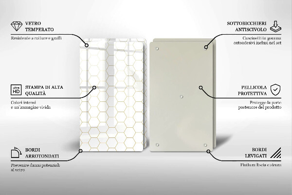 Herdabdeckplatte glas Abstrakte Muster