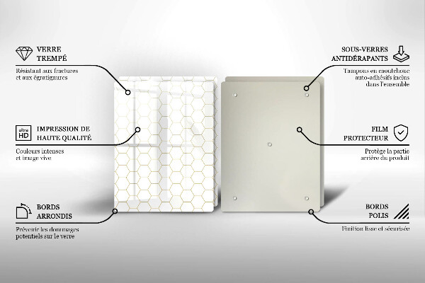 Herdabdeckplatte glas Abstrakte Muster