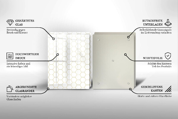 Herdabdeckplatte glas Abstrakte Muster