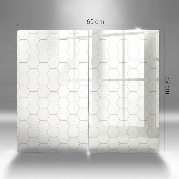 Herdabdeckplatte glas Abstrakte Muster