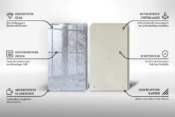 Herdabdeckplatte glas Abstraktion