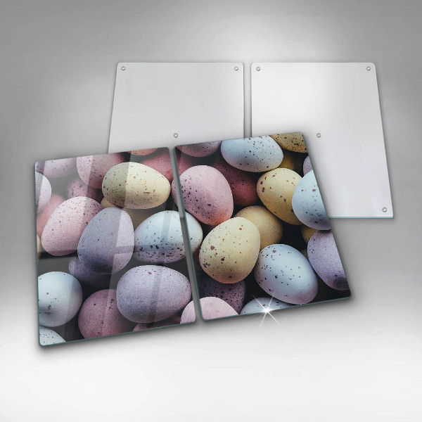 Herdabdeckplatte glas Ostereier