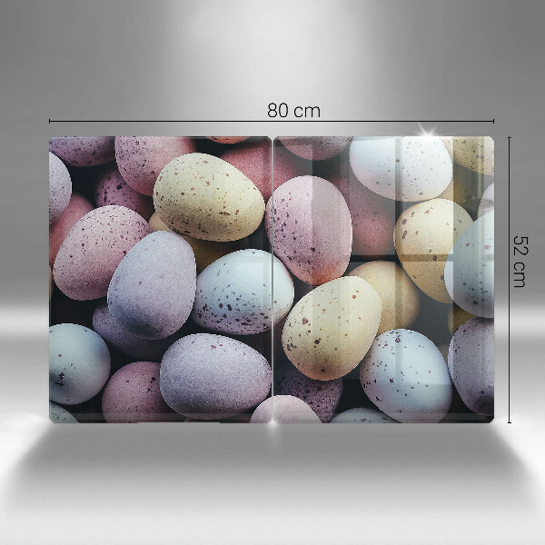 Herdabdeckplatte glas Ostereier