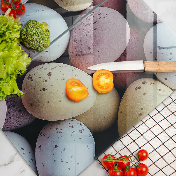 Herdabdeckplatte glas Ostereier