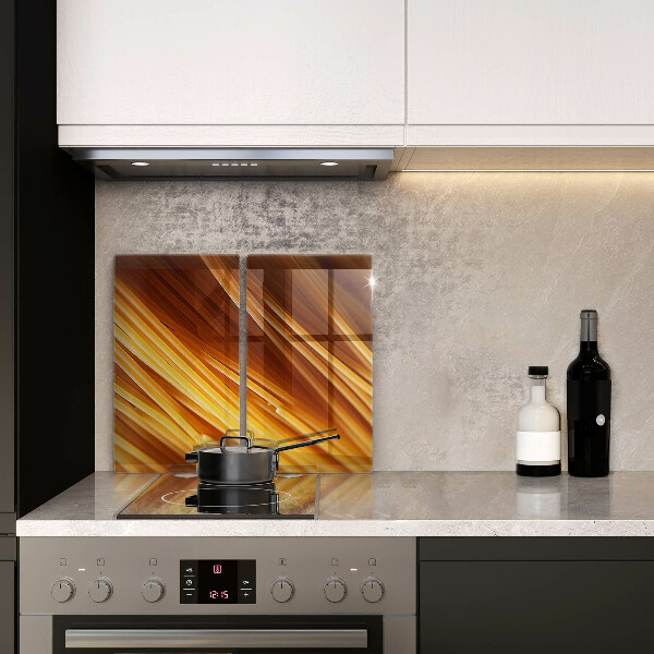 Herdabdeckplatte glas Spaghetti-Nudeln