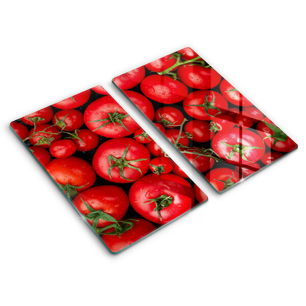 Herdabdeckplatte glas Tomaten