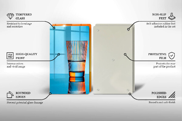 Herdabdeckplatte glas Zwei Gläser Wasser
