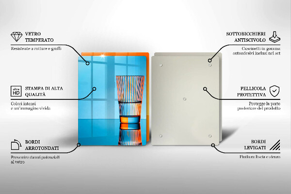 Herdabdeckplatte glas Zwei Gläser Wasser