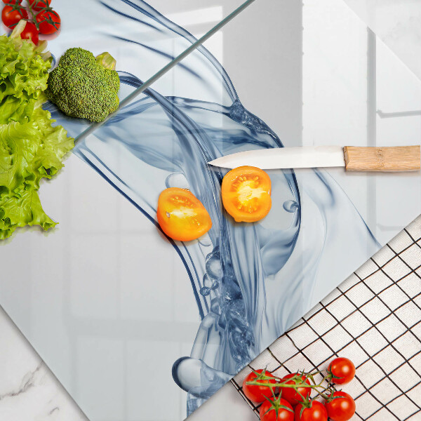 Herdabdeckplatte glas Kristallwasser