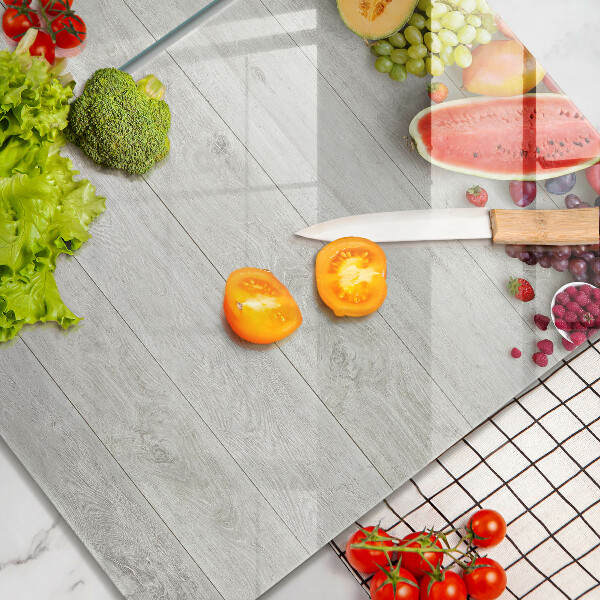 Herdabdeckung Früchte auf Brettern