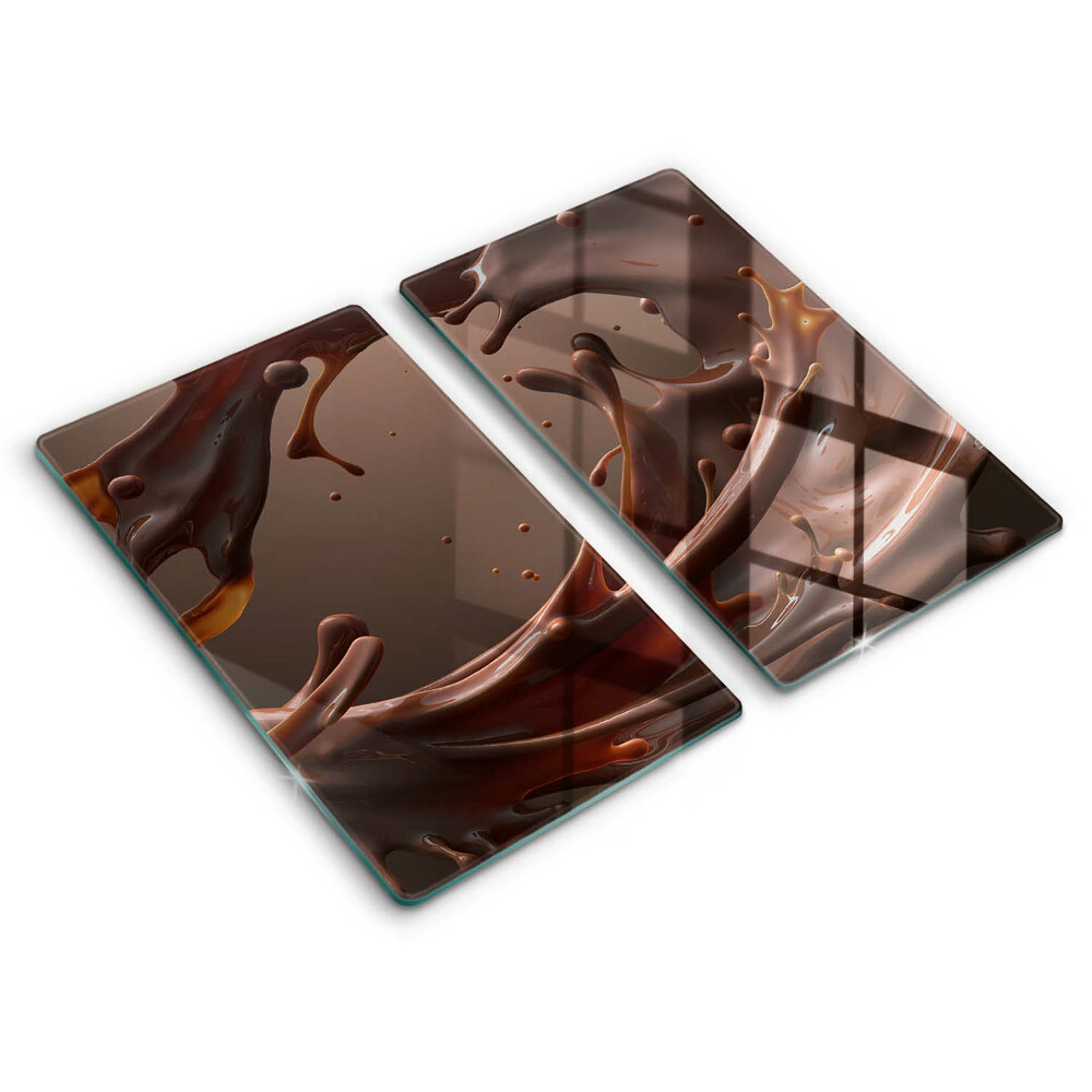 Herdabdeckung Flüssige Schokolade