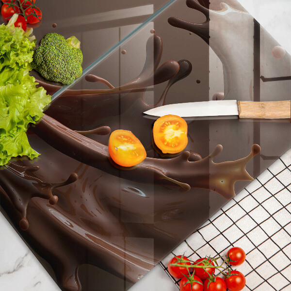 Herdabdeckung Flüssige Schokolade