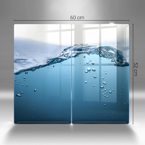 Herdabdeckung Blaues Wasser