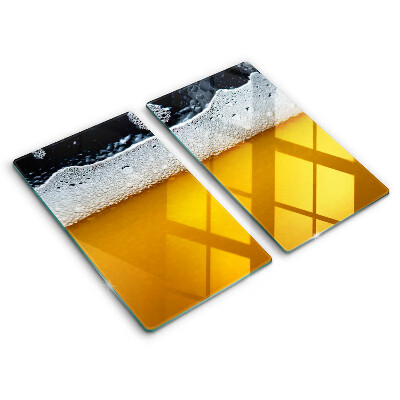 Herdabdeckung Bierschaum trinken