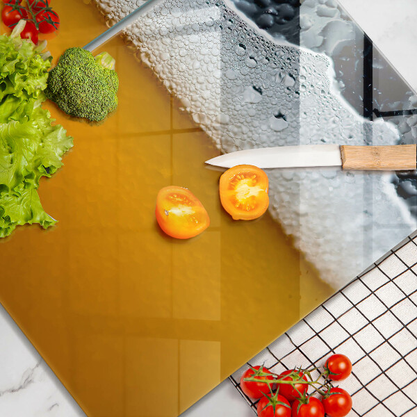 Herdabdeckung Bierschaum trinken