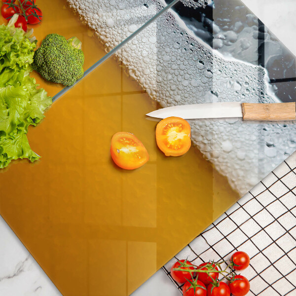 Herdabdeckung Bierschaum trinken