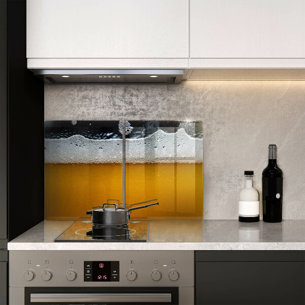 Herdabdeckung Bierschaum trinken