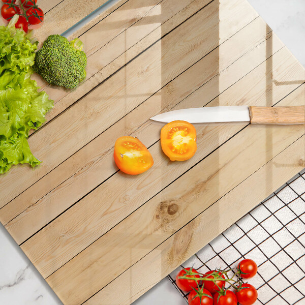 Herdabdeckung Zarte Holzbretter